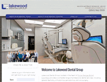 Tablet Screenshot of lakewooddental.ca